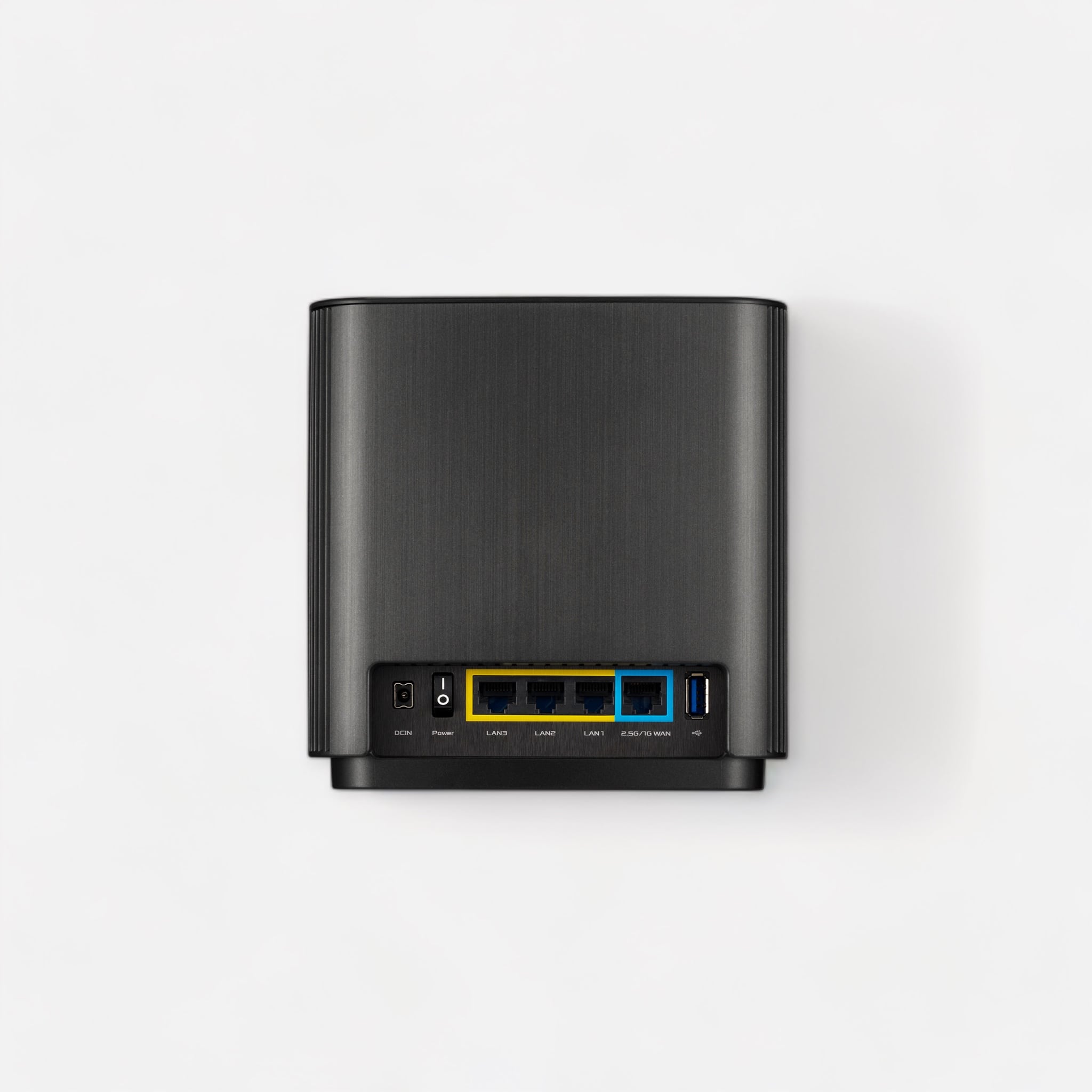 Asus XT8 router ports on the back